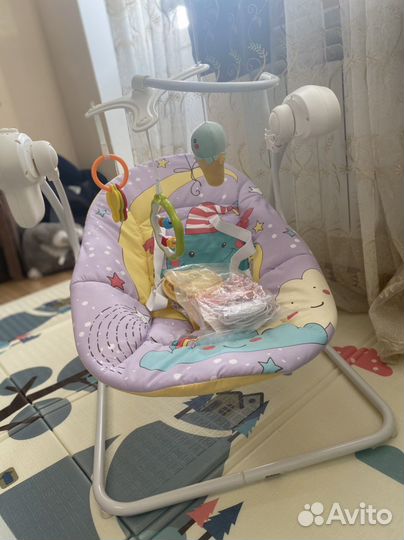 Кресло-качели детские Happy Baby