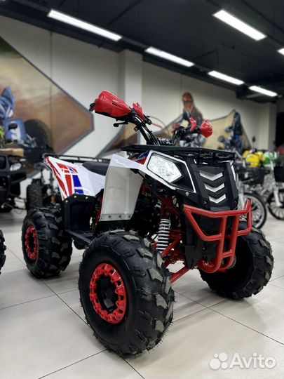 Детский квадроцикл 125 кубов Grizlik A125 красный