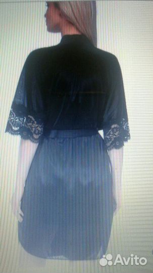 Атласный халатик