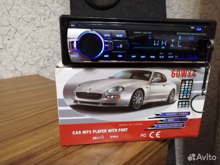 Автомагнитола: usb, aux, sd карты, bluetoot.Новые