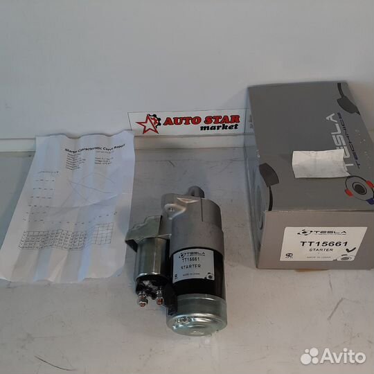 Стартер новый 1.4 кВт Tesla Suzuki Grand Vitara