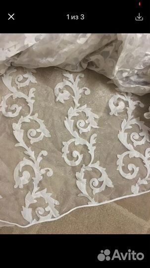 Тюль на дачу 3м на 4м