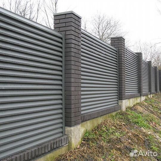 Забор из профнастила