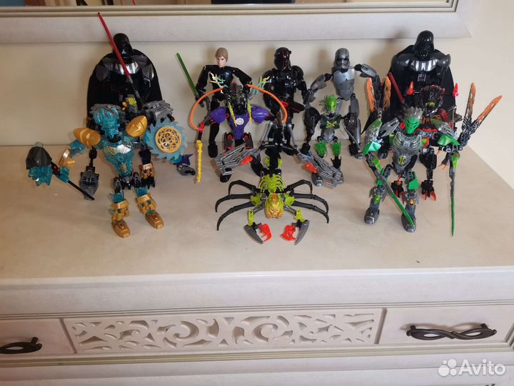 Lego Bionicle, Hero Factory, Star Wars цена за все