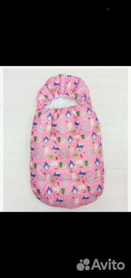 Конверт кокон на выписку зимний