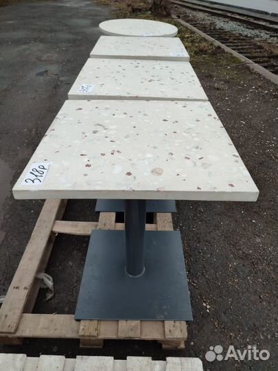 Столы для кафе ресторана с каменной столешницей