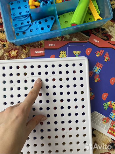 Игрушки пакетом: пазлы,конструктор. Развивающие