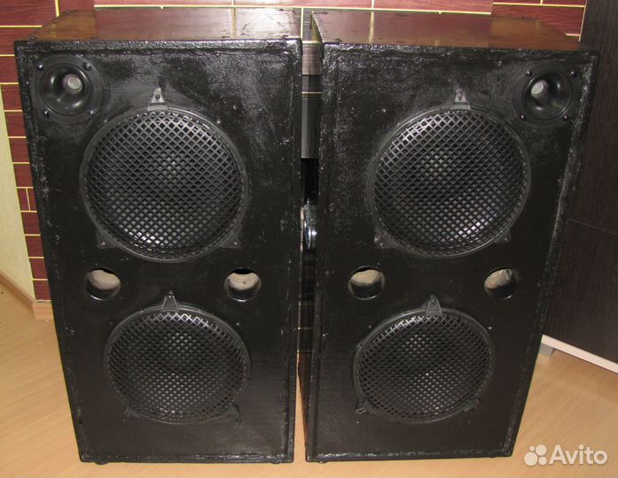 Колонки Pro 1050-4200W 2шт Акустика Dual-12