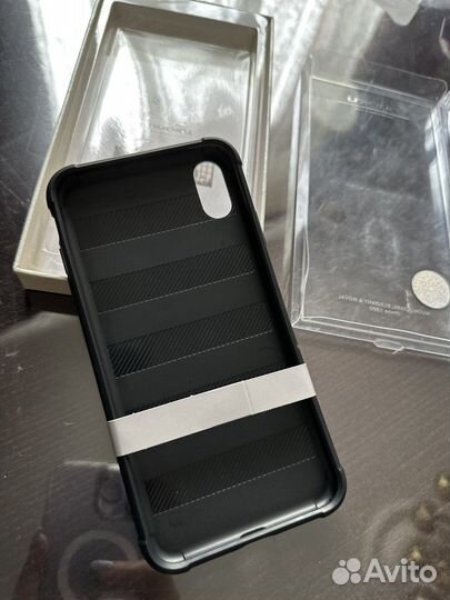 Чехол на iPhone XS max кожаный