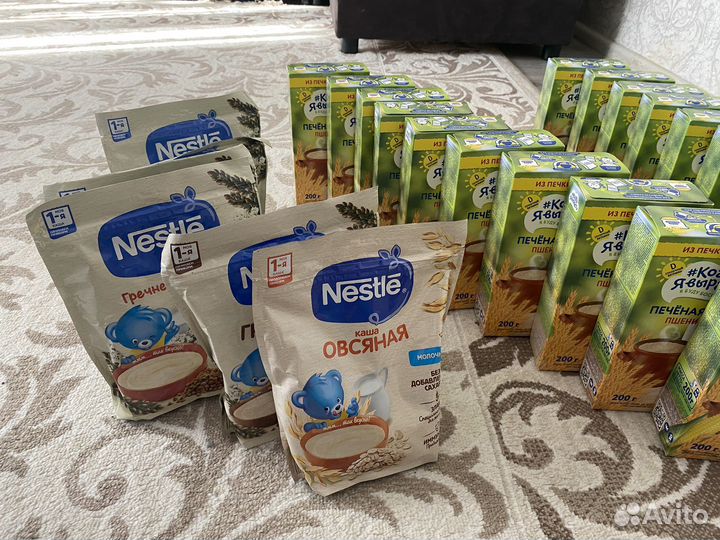 Кашки разные вкусы