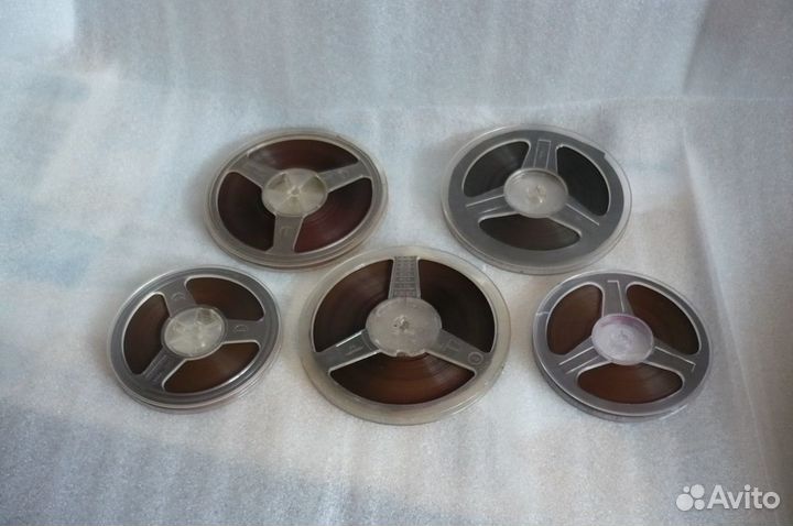 Катушки с магнитной лентой А4409-6Б №18, 15 (СССР)