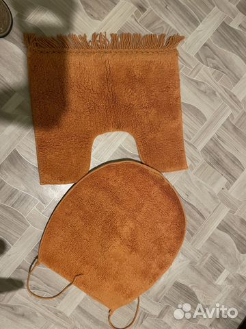 Набор ковриков для туалетной комнаты из хлопка