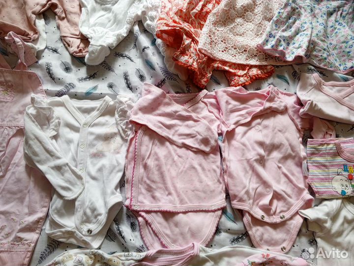 Бронь Вещи пакетом для девочки 56 62