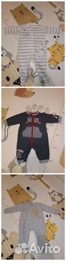 Вещи пакетом на мальчика 56 62 68