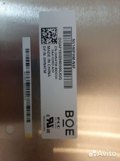 Матрица для ноутбука 14 дюймов NV140FHM-N4F