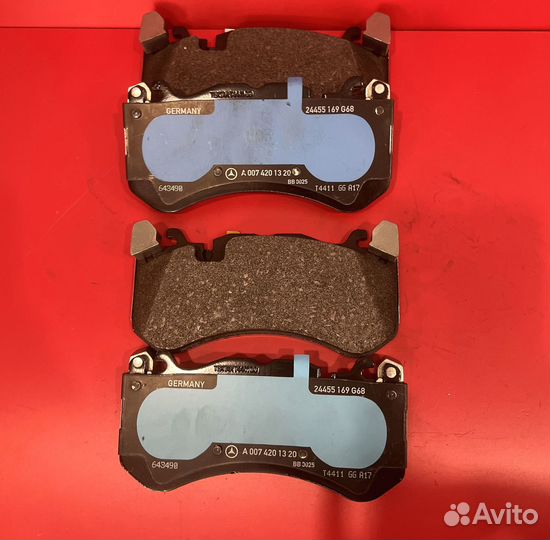 Колодки тормозные Mercedes GLE43 GLE500