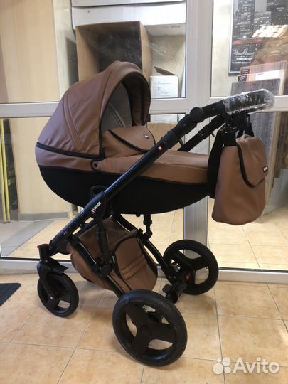 Коляска Verdi Mirage (Новая) Коричневая Эко /Кожа