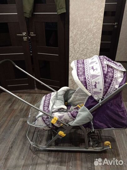 Коляска санки