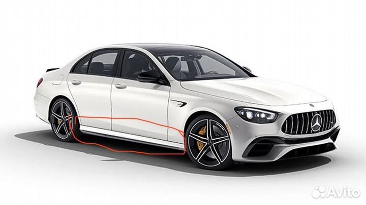 Пороги E63 amg w213 Mercedes
