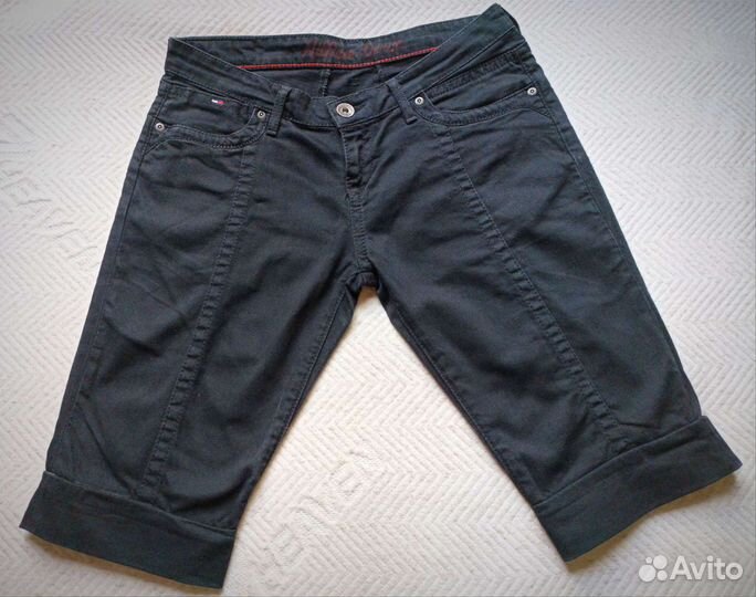 Чёрные джинсовые шорты Tommy Hilfiger (оригинал)