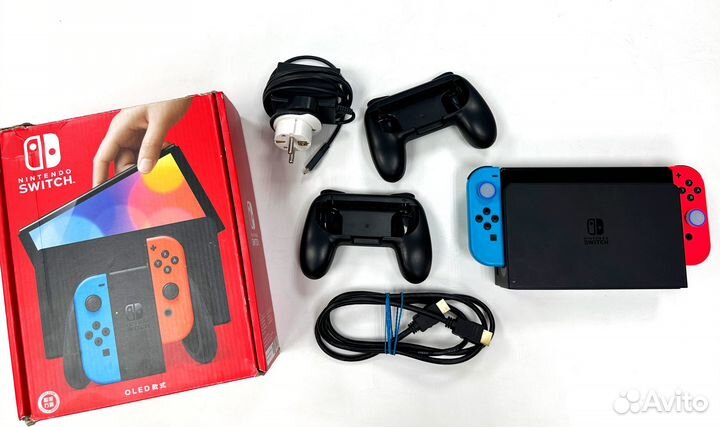 Nintendo Switch Oled Neon (64+128Gb) Б/У