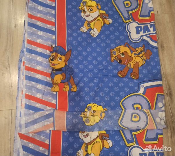 Ткань на постельное белье щенячий патруль
