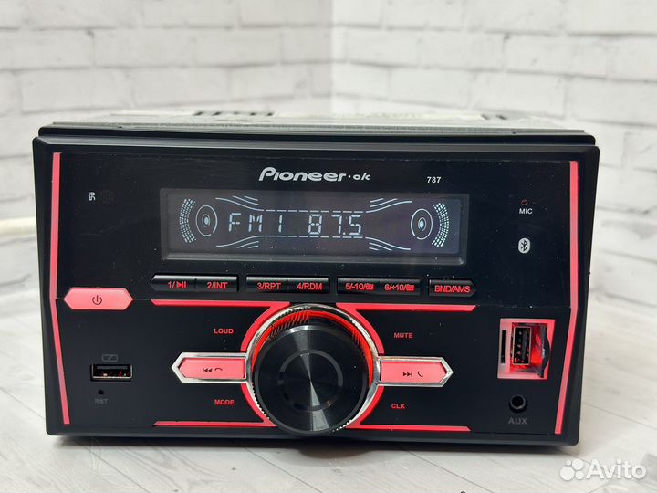 Магнитола pioneer 2din с bluetooth