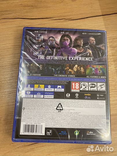 Mortal Kombat 11 Ultimate диск для PS4 новый