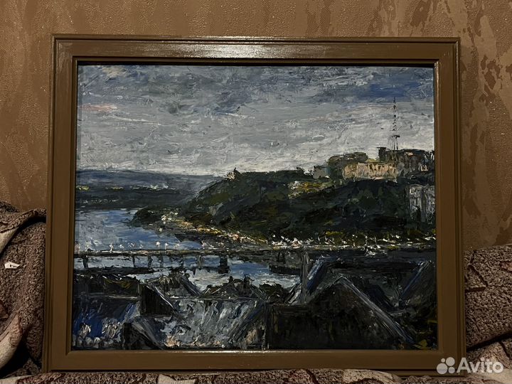 Картина маслом пейзаж,натюрморт