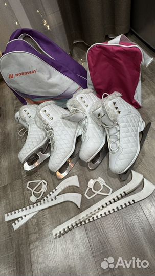 Коньки фигурные 38 размер утепленные