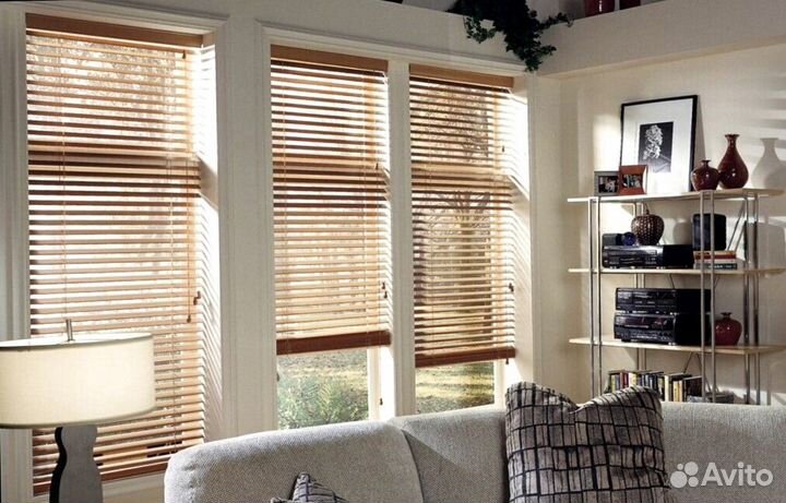 Жалюзи и шторы из бамбука