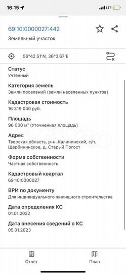 Участок 14 га (ИЖС)