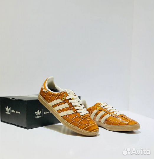 Wales Bonner x adidas Samba OG Croc Night Brown
