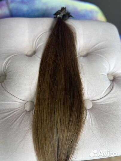 Волосы для наращивания 40, 50, 60, 70 см + работа