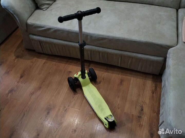 Самокат 21st Scooter, светящиеся колеса, складной