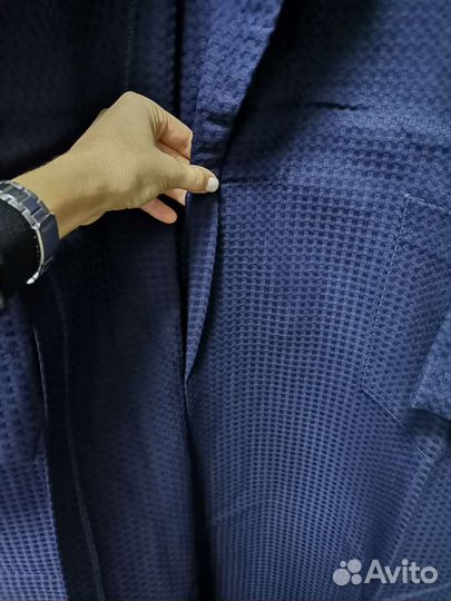 Халат мужской / женский вафельный с/без капюшона