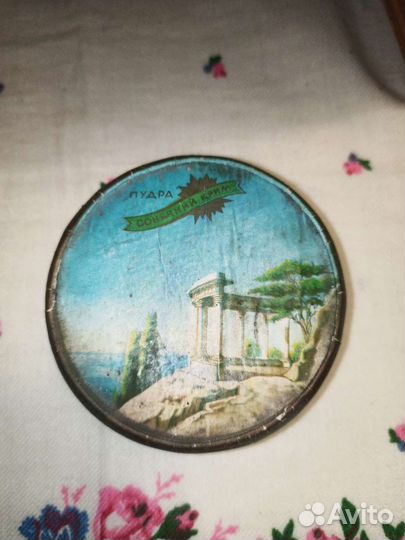 Коробочка от пудры Пудреница-шкатулка СССР