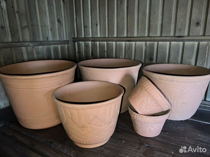 Горшок для цветов глиняные