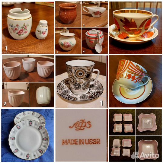 Фарфоровая посуда СССР