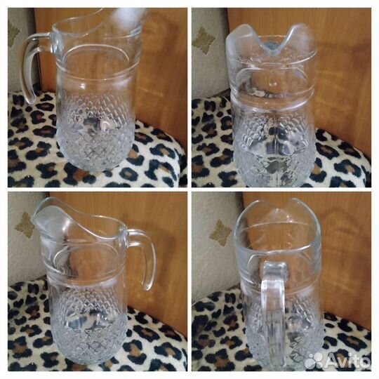 Красивые графины,стопки и заварник(ретро СССР)