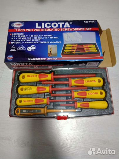 Набор инструментов отвертки Licota