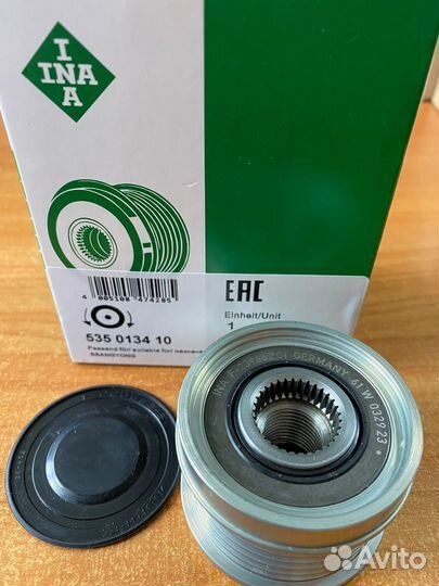 Обгонная муфта генератора 535013410 INA Ssang Yong