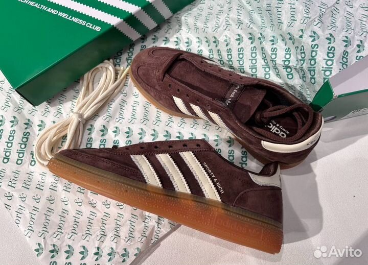 Adidas Spezial Sporty and Rich Brown