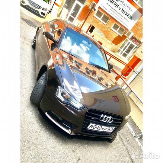 Сплиттер бампера Audi A5