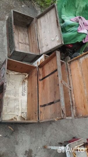 Сундук деревянный старинный