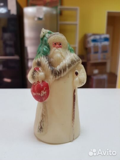 Дед мороз под елку пластмасса СССР