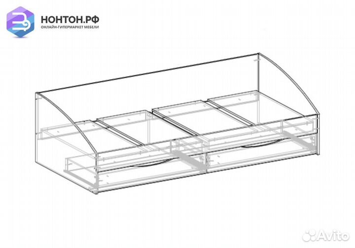 Кровать Фея-3 белый