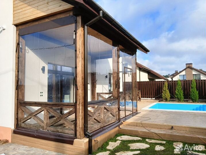 Мягкие окна для беседок и веранд