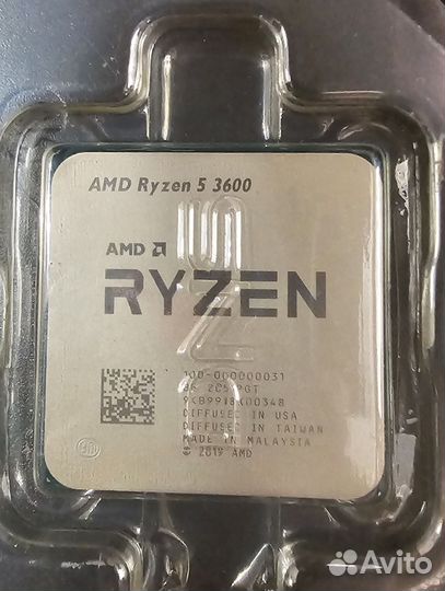 Процессор AMD Ryzen 5 3600 OEM