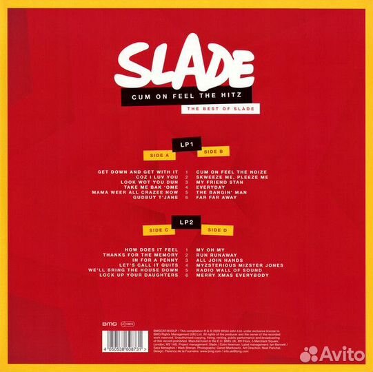 Slade - Cum On Feel The Hitz:The Best Of Slade/2LP